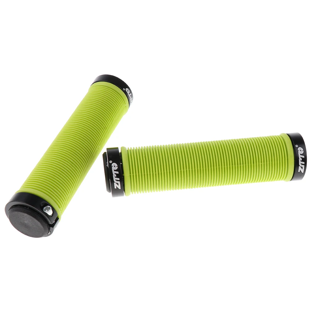 Bicycle Parts Mountain Bike Handlebar Grips Silicone Gel Lock on Non slip Bicycle Grips Ends 13cm*22mm Black/Red/Green/Yellow