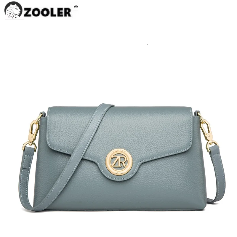 ZOOLER-Bolsa De Ombro De Couro Genuíno Para Mulheres, Hardware Da Forma Do Coração, Bolsa Crossboy Preta, Alta Qualidade, Marca De Luxo, Moda, # lt393