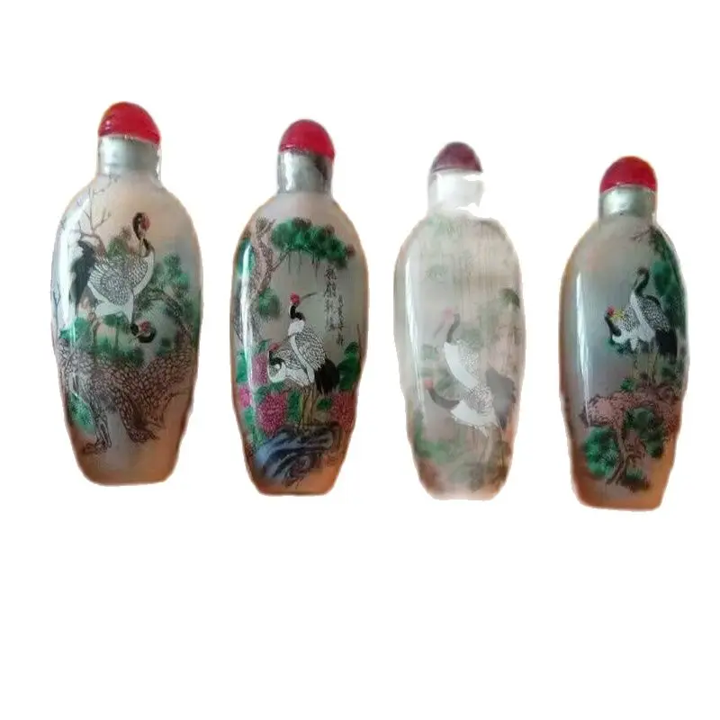 

China Folk Old Beijing Inside Painting Snuff Bottles A Set Of 4