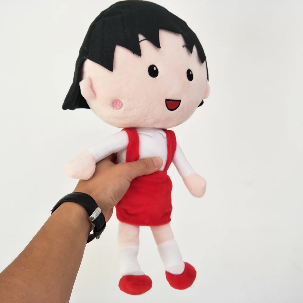 Crianças brinquedos de pelúcia bonito chibi maruko crianças bebê brinquedo de pelúcia menina boneca presente