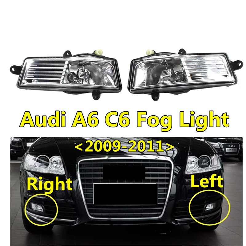 Car Styling Auto Front Bumper Grille Headlamp Day Lamp Fog Light Fog Lamp For Audi- A6 C6 2009 2010 2011 Oem 4F0941699A/700A