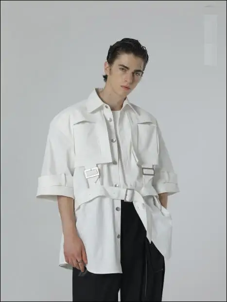 

S-7XL!!2020 Men's fashion shirt with soul every detail is a sense of existence
