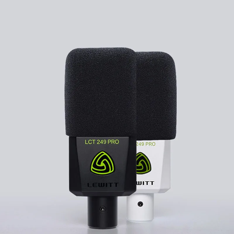 โฟมไมโครโฟนกระจกหน้ารถสำหรับ LEWITT LCT240 249PRO 260 449 640 840คอนเดนเซอร์ไมโครโฟน-เป็น Pop Filter สำหรับไมโครโฟน