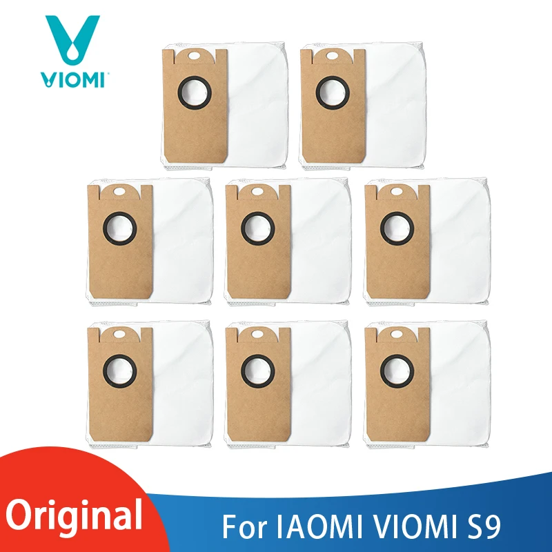 Original VIOMI S9 Robot Vacuum Cleaner Dust Bag Cleaner Large Capacity Leakproof Dust Bag Replacement Parts Kit