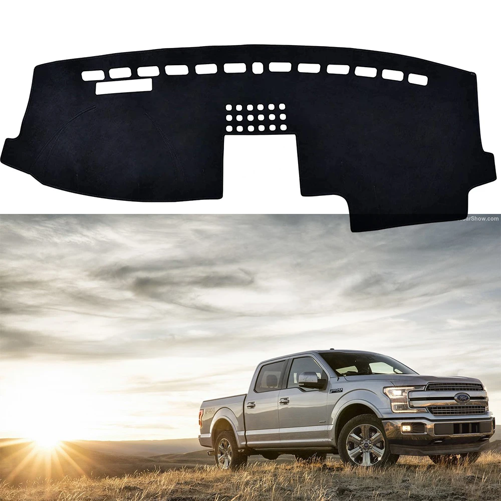 Dashboard Cover Dash Cover Mat Pad Custom for Ford F-Series F-150 F150 P552 MK13 Lobo 2015~2020 Nonslip Sunshade Rug Accessories