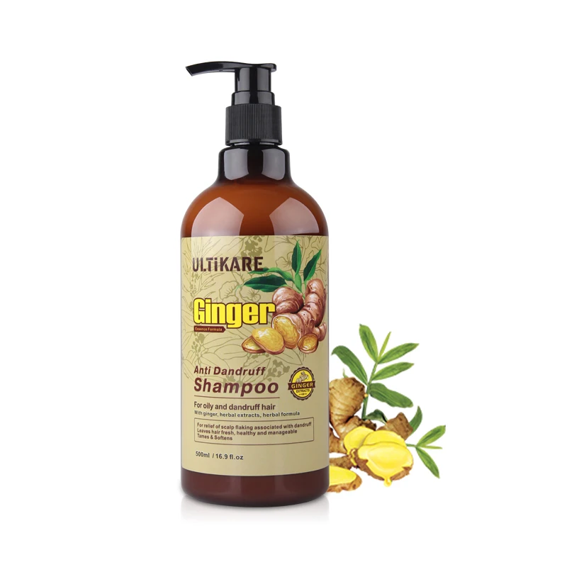 11.11 500ML Anti Dandruff Shampoo Ginger  No silicon oil added Drug-free cleansing hair dandruff