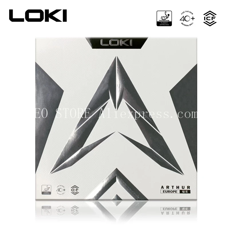 LOKI Arthur EURO Diamond Professional Carbon Sponge Table Tennis Rubber Non-sticky Pips In Ping Pong Rubber ITTF Approved