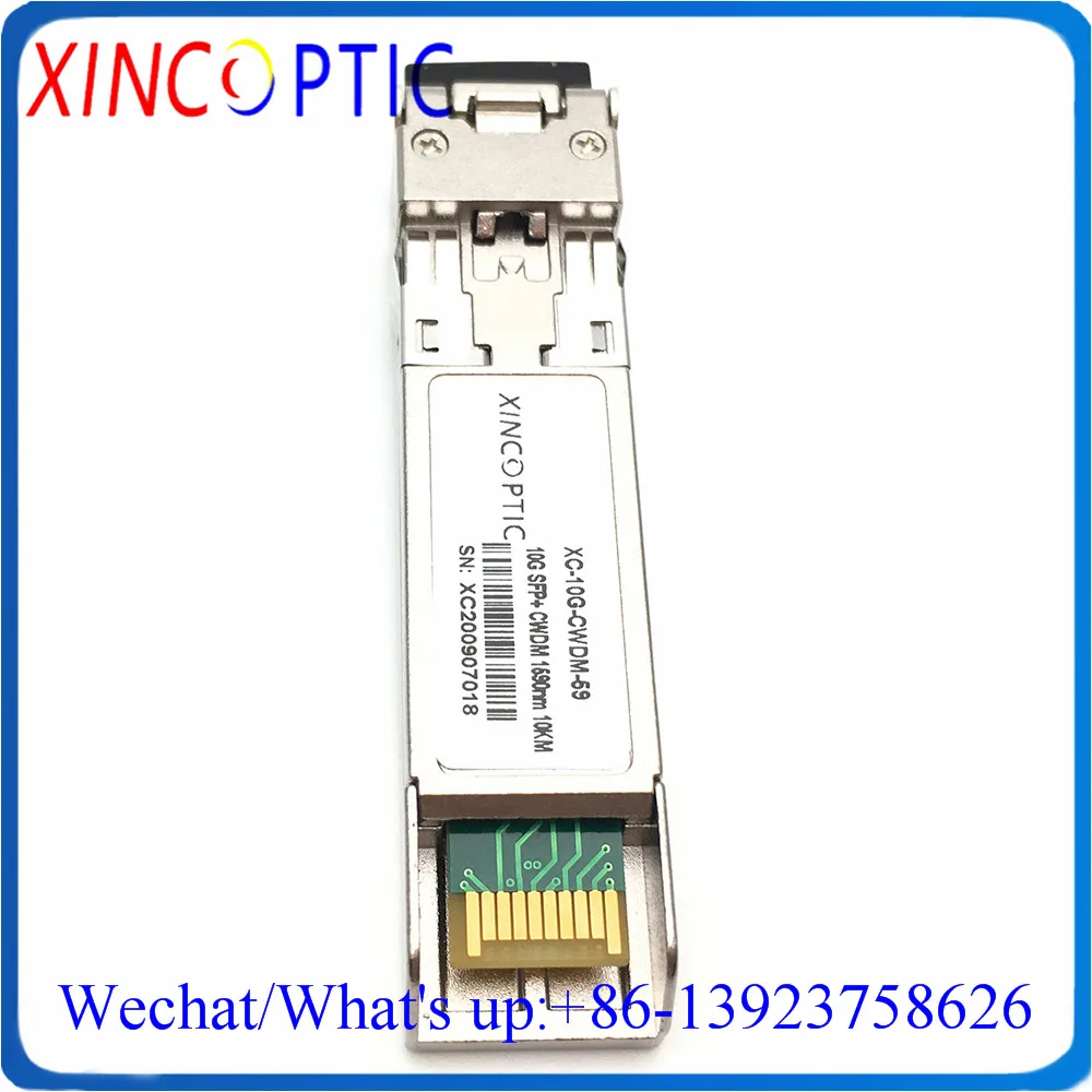 

10G 10KM 1590nm CWDM SFP+ Transceiver Module,10Gbps CWDM SFP+ 10km 16dB 20dB DFB DOM Duplex LC SMF Optic Transceiver Module