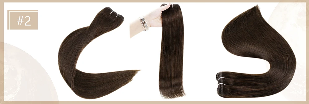 Full Shine Human Hair Weft Extensions Hair Bundles 100g Sew In Silky Straight Remy Skin Double Weft For Salon