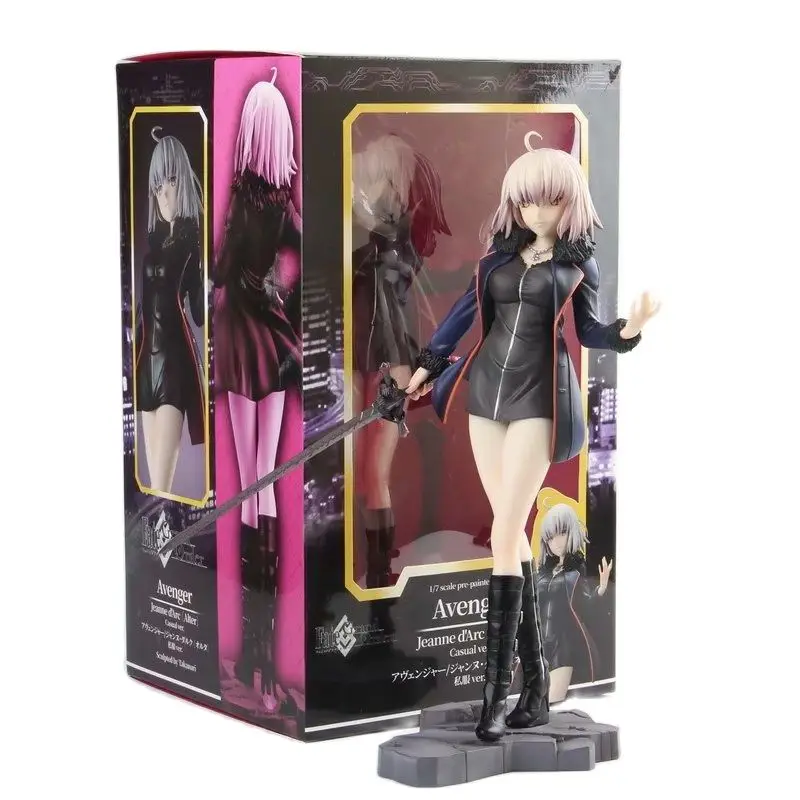 Anime Avenger Jeanne d\'Arc Alter Casual Ver. Figuras de acción de PVC pintadas a escala 1/7, modelo de colección, juguetes, muñeca