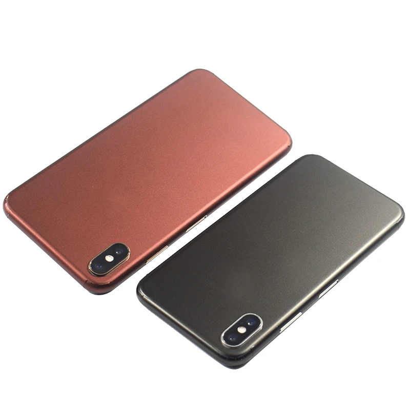Colorful Matte Film Wrap Skin Phone Back Paste Ice Sticker For iPhone 11 Pro MAX SE 2020 XS MAX XR 8 7 6S Plus Matte Film