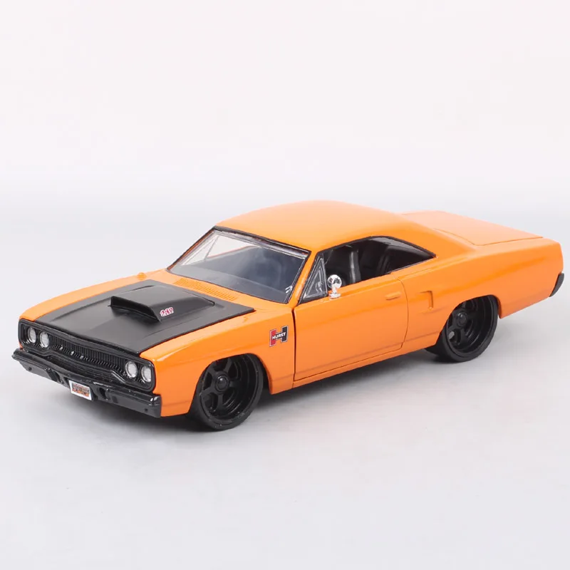 Kid\'s 1/24 Scale Jada 1970 Plymouth Road Runner Classic Big Time Muscle Car Diecasts & Toy Vehicles Metal Thumbnails