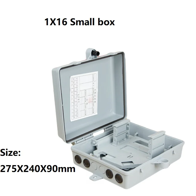 1 X 16/1X32 Splitter Box Indoor/Outdoor Optical Fiber Cable Distribution Box 16-Core FTTH BladeType Fiber Optic Distribution Box