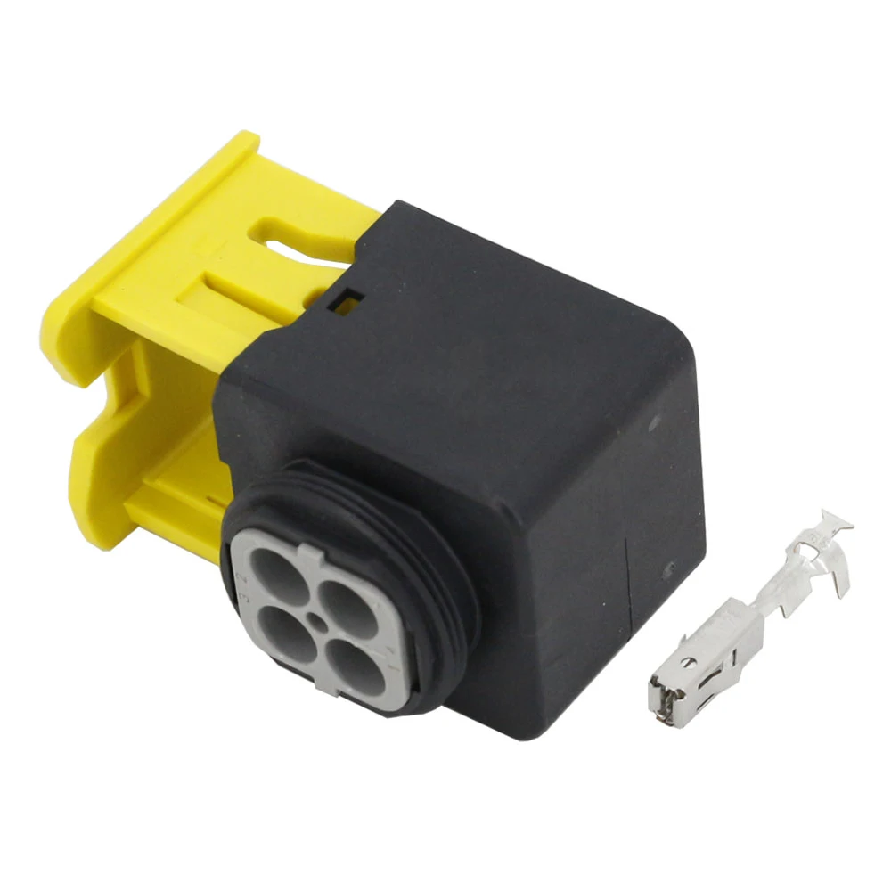 4 Pin Automotive Sensor Controls Harness Connector Plug with Terminal 2-1418390-1 & 1-1418390-1