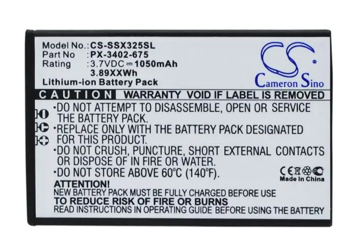 Cameron sino bateria de 1050mah para celular smartphone, peça de reposição compatível com os modelosl sem-4000-3402-675, celular