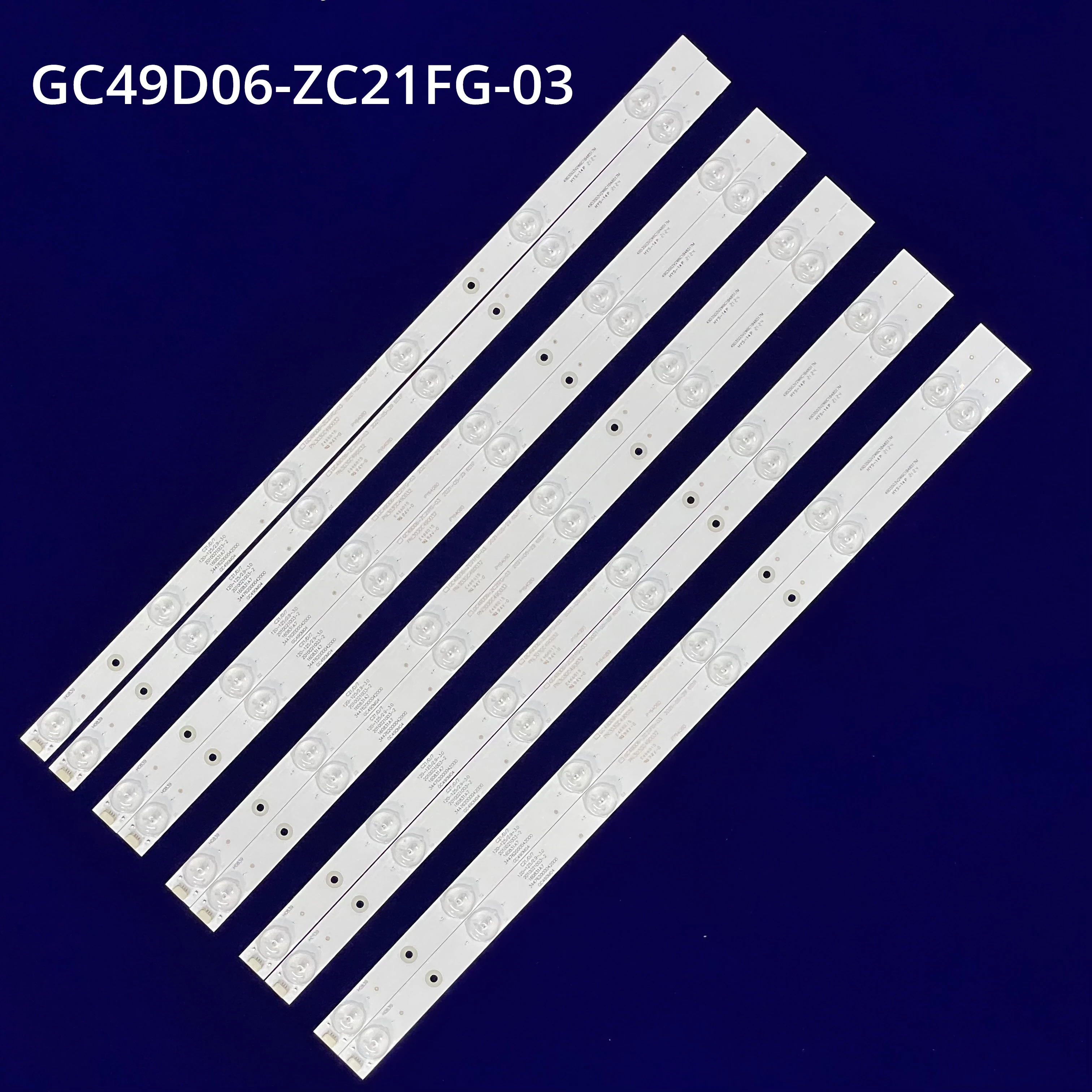 Striscia di retroilluminazione a LED per EB490QK HE49E12 H49E12 H49E10 H49E07 H49E09 H49E10 H49E17 muslimate GC49D06-ZC21FG-03