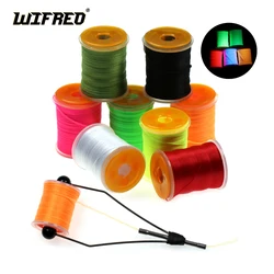 WIFREO 100Yard 200D UV Big Fly Thread Premium Strong Durable Fly Tying Thread Spool Salmon Bass Flies Tying Thread Material