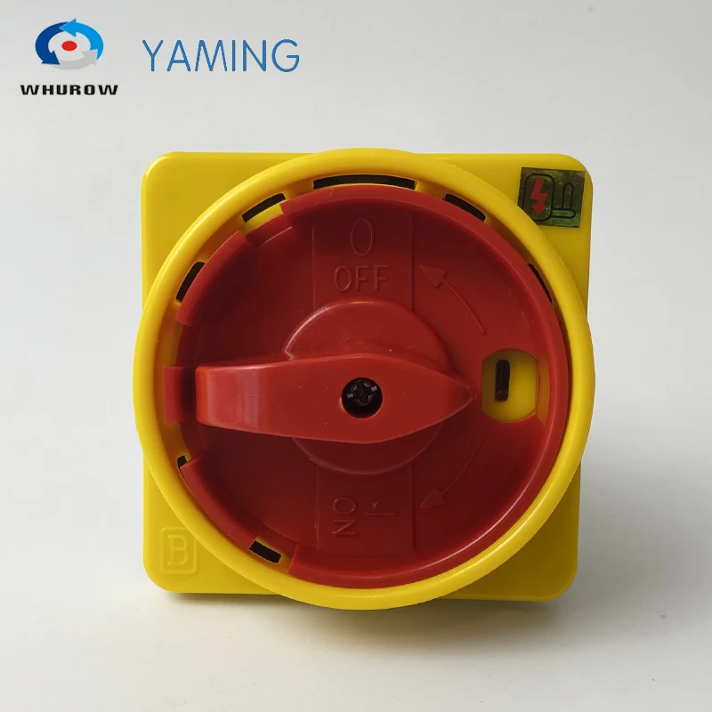 Manual Transfer Cam Switch LW31 20A 2 Poles 2 Position Padlock Changeover Machinery On And Off Switches YMZ12-20/2GS