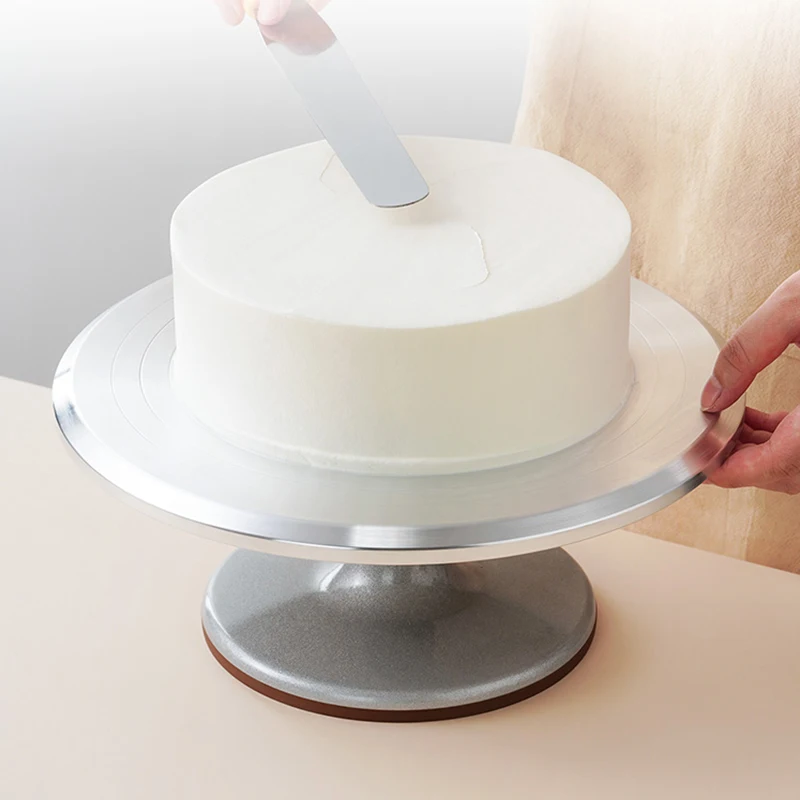 

High Quality Cream Cake Table Turntable Rotating Table Stand Base Cream Cake Non-slip Turntable Decorating Baking Tools