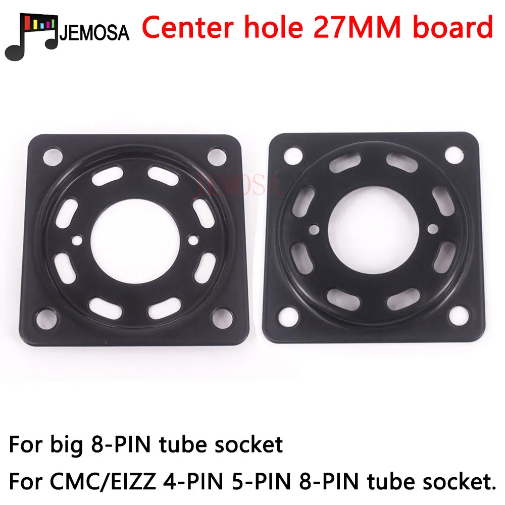 1PC tubo a vuoto piastra di ferro antiurto piastra di montaggio presa tubo 2A3 300B KT88 EL34 6V6 KT66 6550 amplificatore valvolare Audio Hifi