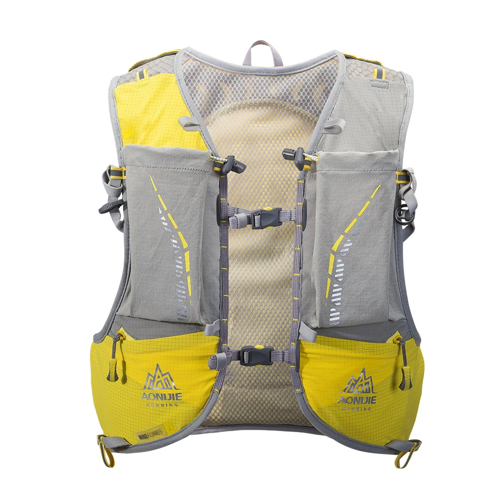 AONIJIE C9103 Ultra Vest 10L Рюкзак для гидратации Сумка Бесплатная фляга для водного пузыря Трек Бег Марафон Гонки Пеший туризм SM ML LXL