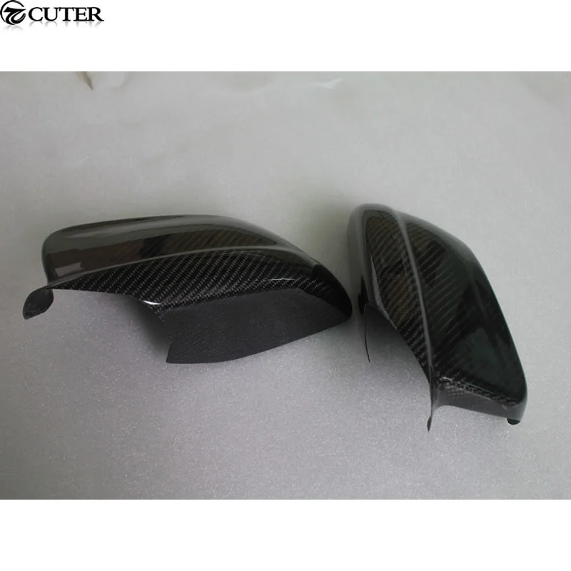 F10 F18 Paste Type Carbon Fiber Side Mirror Cover Mask for Bmw F10 F18 5 Series 2011-2013