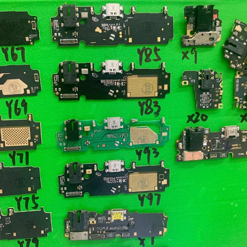 Lade Port Connector Board Teile USB Flex Kabel Für VIVO Y67 Y69 Y71 Y73 Y75 Y79 Y81 Y83 Y85 Y93 y93S Y97 Reparatur Teil