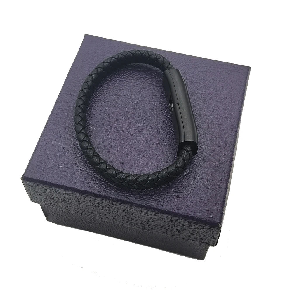 Free Gift Box Micro USB Bracelet Usb Type c Bracelet  Leather cable usb Charging cord Bracelet Usb charger Bracelet