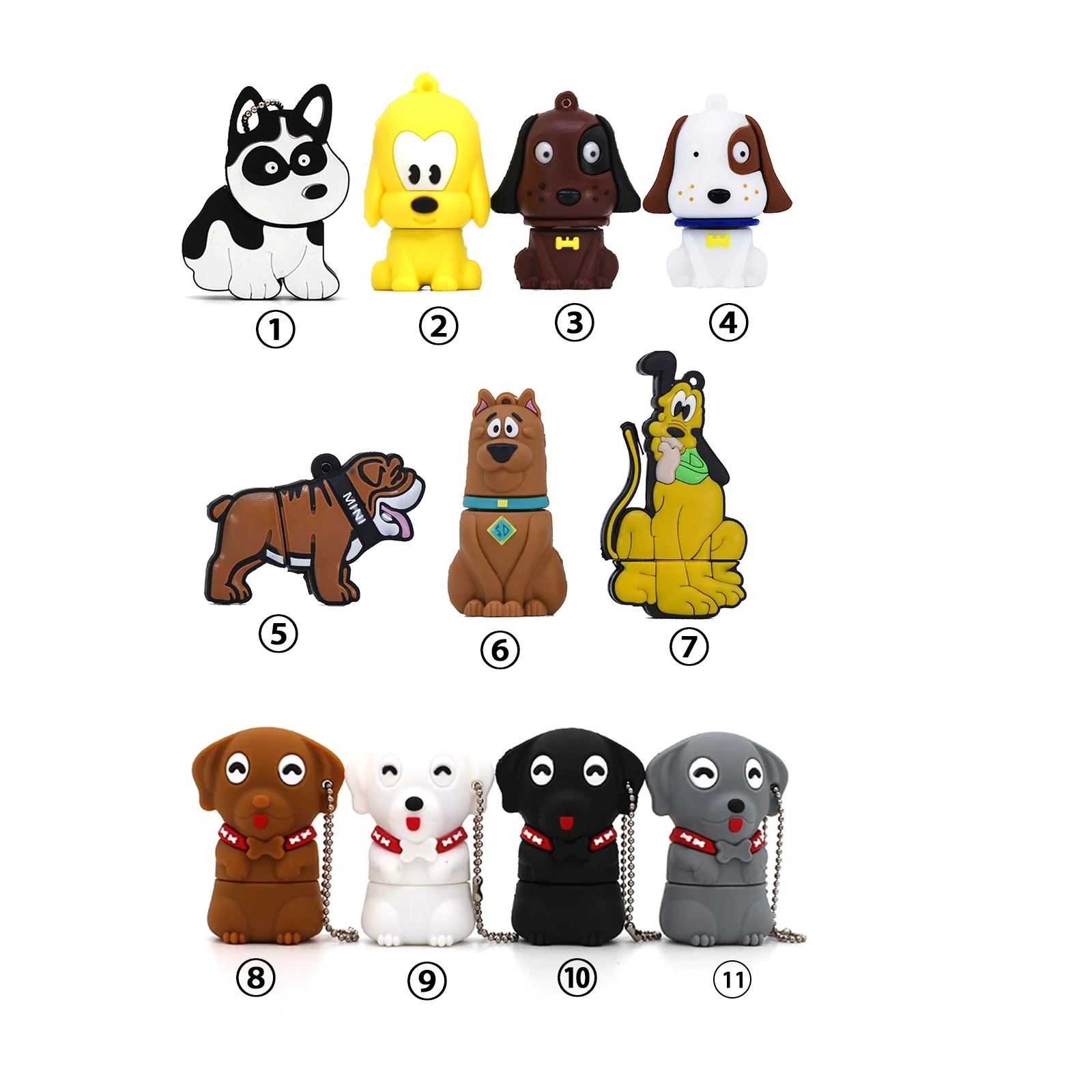 Dog Pen Drive Pendrive Usb Flash Drive Usb Stick Usb Memory 4g 8g 16gb 32gb 64gb 128gb Key Usb Flash Disk Usb Drive Cute Gifts