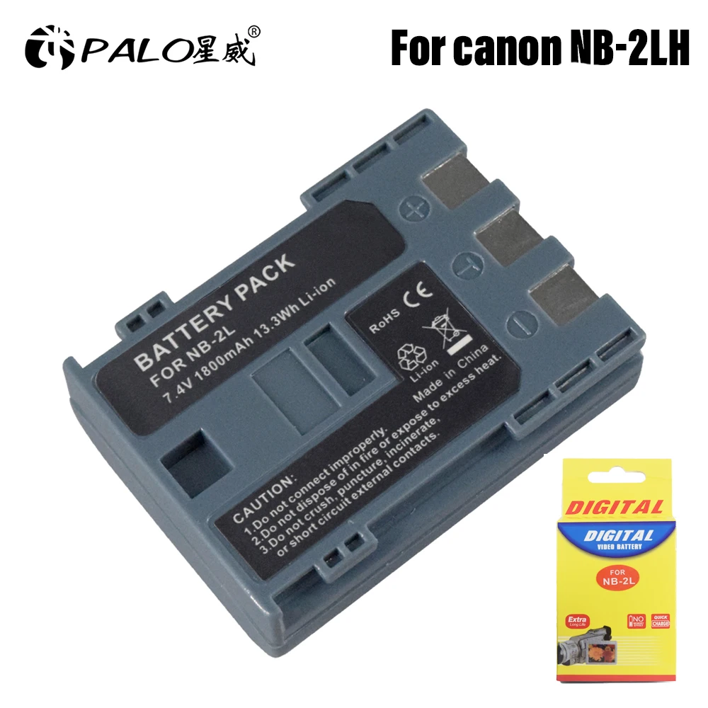 

7.4V NB-2L NB2L NB-2LH NB 2LH NB2LH Digital Camera Battery for Canon Rebel XT XTi 350D 400D G9 G7 S80 S70 S30 ZR850 L10 FVM30