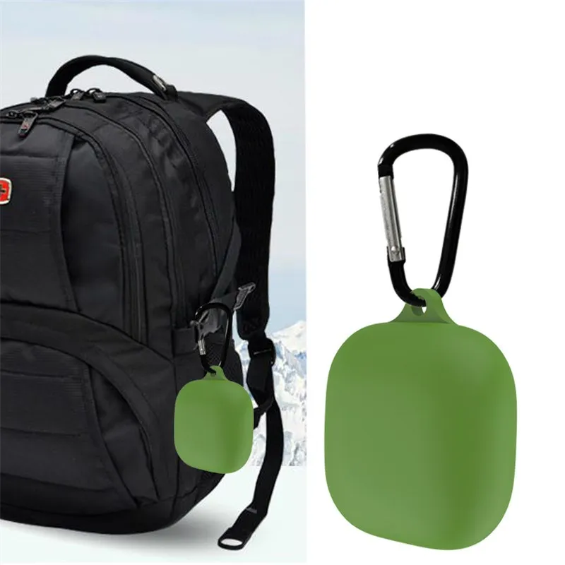 Caso de silicone para batidas ajuste pro 2021 novo fone de ouvido cor sólida protetor à prova de choque macio com chaveiro para batidas apto pro capa