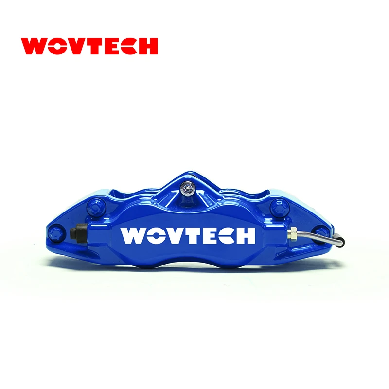 Wholesale Big Brake Kit 4 Pots Blue Calipers  with 345mm Slotted Disc for Audi A6 C6  Front 18 inches