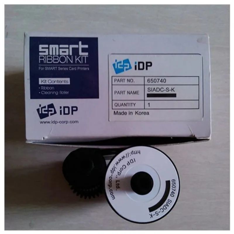 オリジナルのidp smart idカードプリンター,印刷リボン1200,30s,30l,50s,50d,50l,650740,1ロール