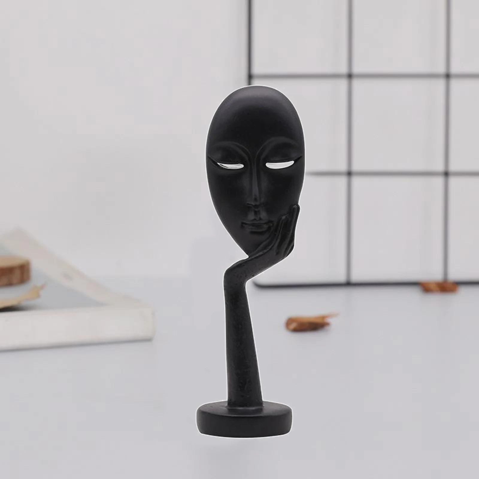 Moderne Abstrakte Statuen Skulptur Harz Künstlerische Denker Figur Denken Mann Figuren Desktop Dekorationen, Home Office Decor