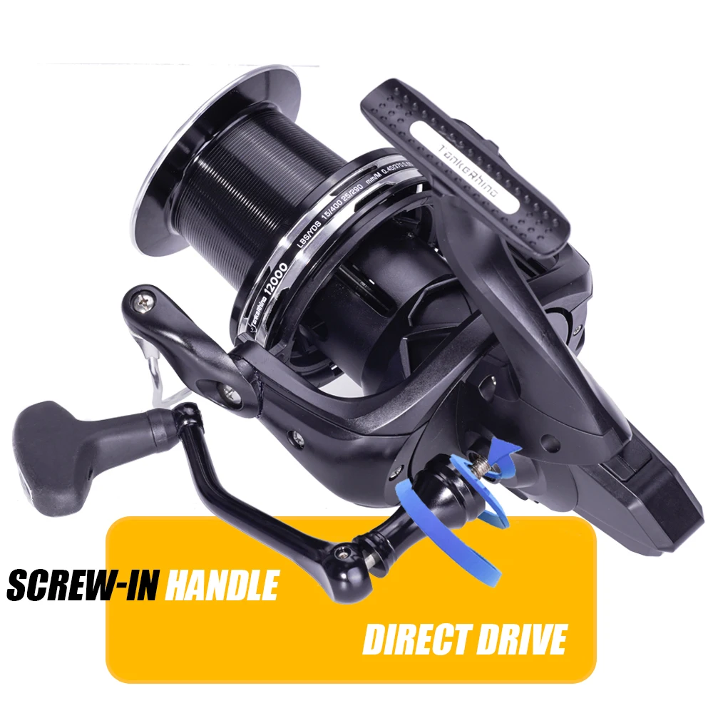 Visserij-reel Verre Wiel Zee Surf Spinning Rollen Carbon Drag 27kg 13 + 1BB Zoutwater Boot Spoel Accesorios open Gezicht Carretilha