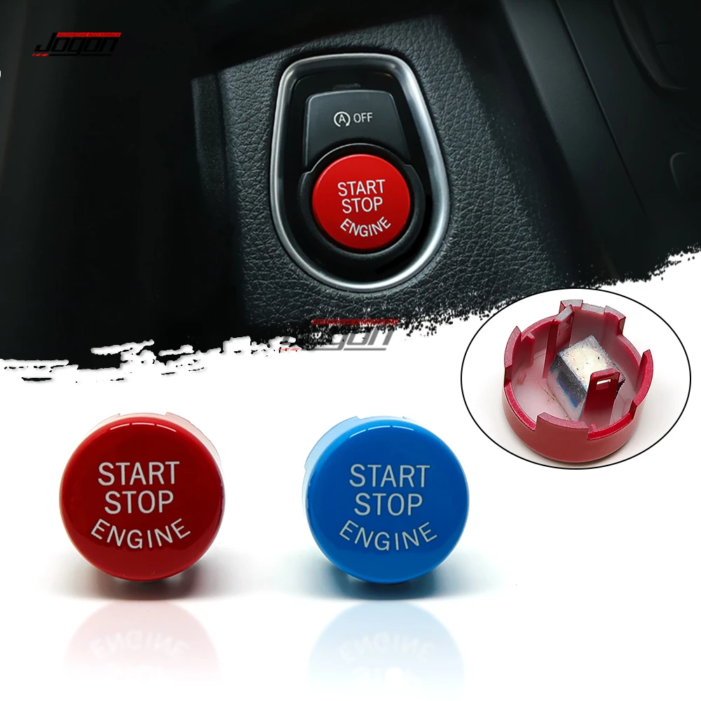 Car Ignition Start Stop Button Cover For BMW M2 M3 M4 M5 M6 X5 M X6 M i3 i8 F87 F80 F82 F10 F12 F13 F15 F16 Engine Switch Trim