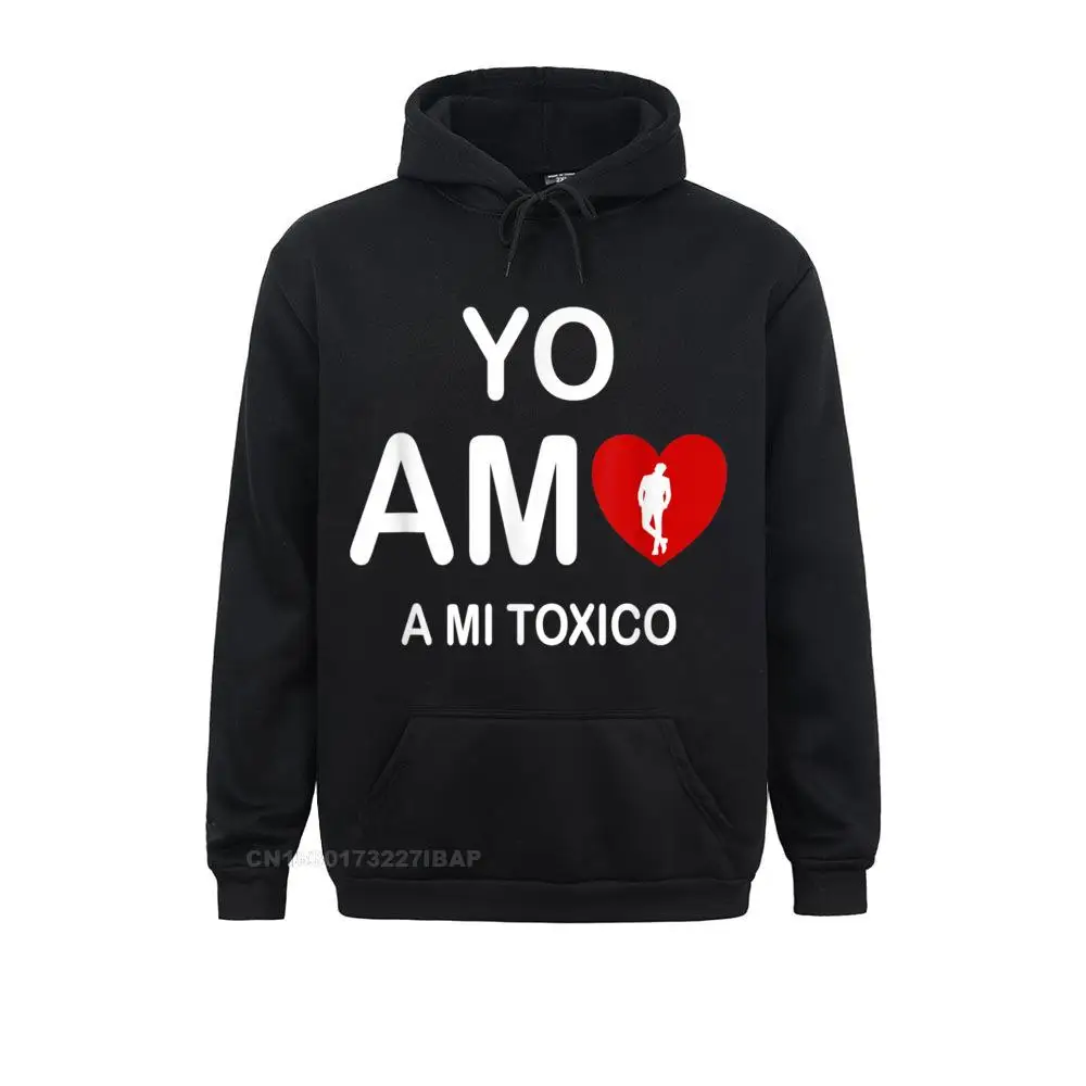 

Yo Amo A Mi Toxico San Valentin Hoodie Prevalent Men's Sweatshirts Leisure Hoodies Long Sleeve Gothic Hoods Summer