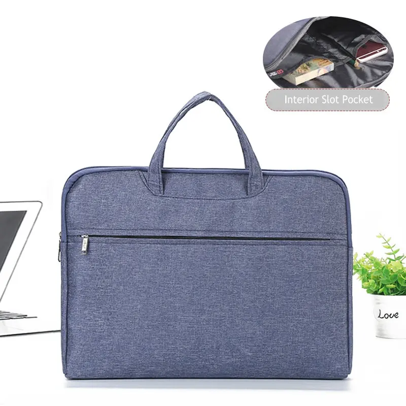 Portable Office Briefcase Men Business Bag Waterproof Oxford Tote Bags For Women Work Bag