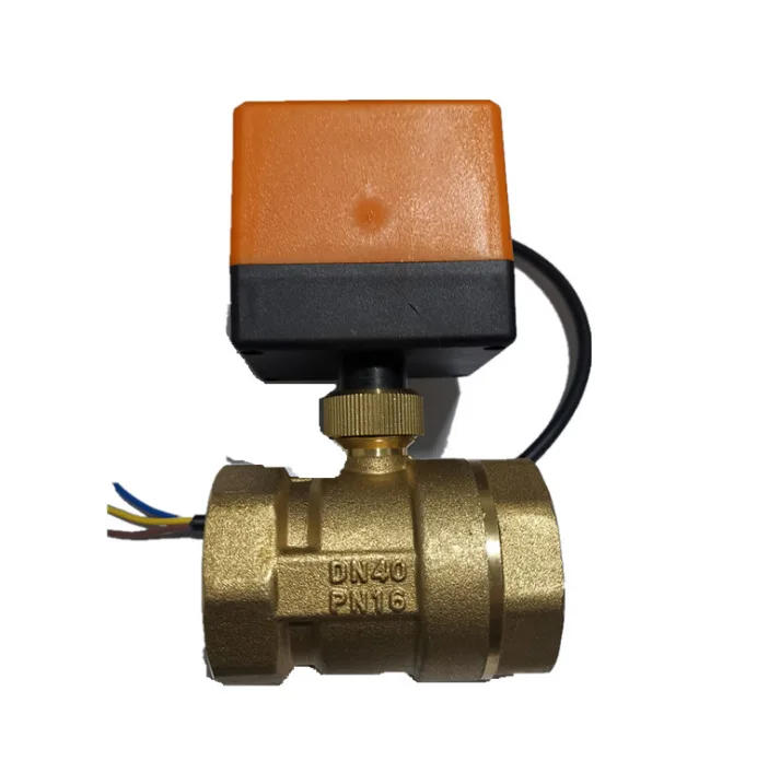 DN15 DN20 DN25 DN32 DN40 الكهربائية الكرة صمام AC220V 3-سلك 2-طريقة التحكم النحاس موضوع الكهربائية الكرة صمام مستقرة