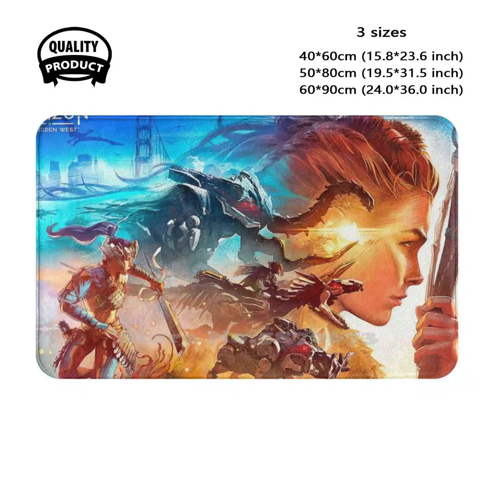 Horizon Zero Down 2 Soft Cushion Home Carpet Door Mat Car Rug Videogames Aloy Bestgames20201 Horizon Animal Machine New