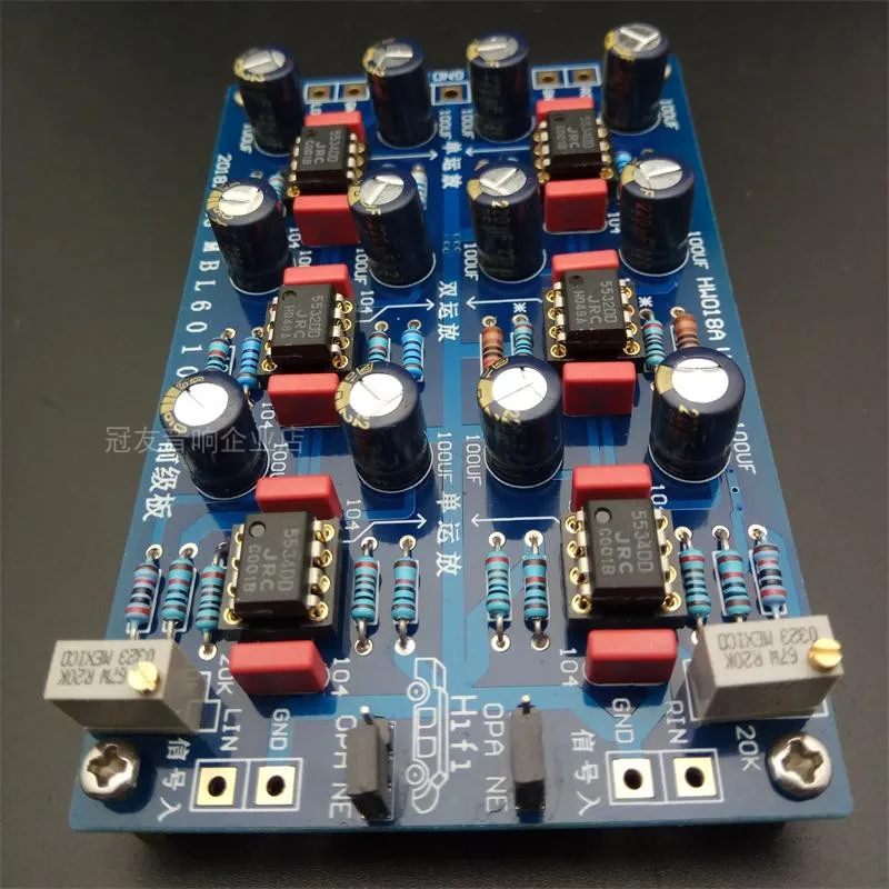 

Ml6010 front amplifier, hifi audio power amplifier, pre buffer amplification, tuning board, finished product