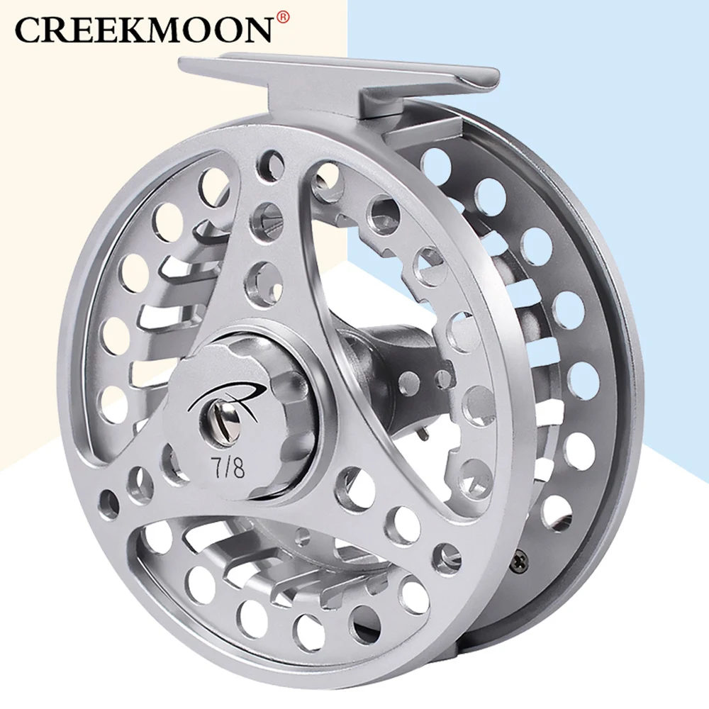 Fly Fishing Wheel 3/4-5/6-7/8 WT Fly Fishing Reel Aluminum Fly Reel CNC Machine Cut Large Arbor Die Casting