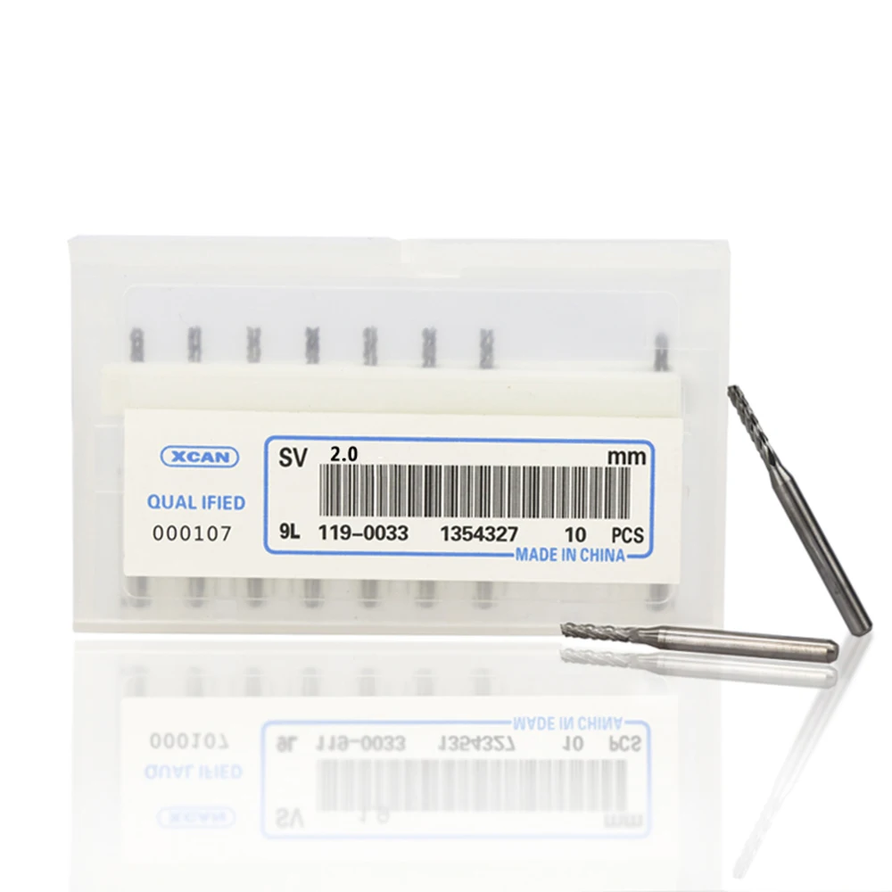 10Pcs Pcb Frees 2.0 / 2.1 / 2.3 / 2.4/2.5Mm Maïs Tungsten Carbide Router Mini cnc Graveren Bit End Mills