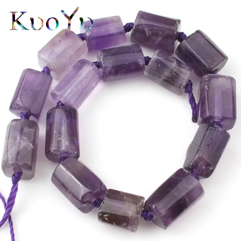 6x10mm Natural Lapis Lazuli Quartz Apatite Stone Beads Cylinder Loose Spacer Beads For Jewelry Making DIY Bracelet 7.5\