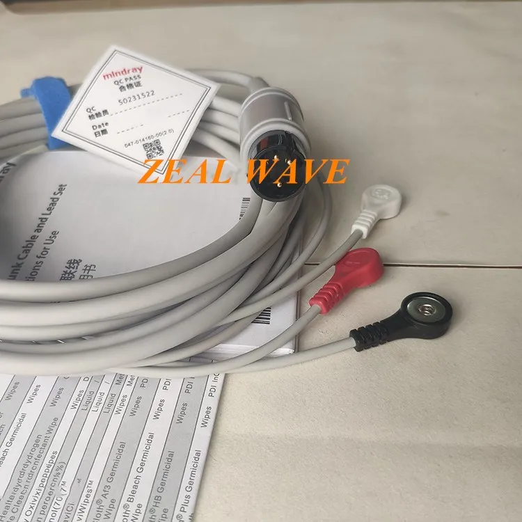 Original Mindray 6-pin 3-lead Wire EA6131B Original Mindray Original MEC1000 ECG Lead Integrated