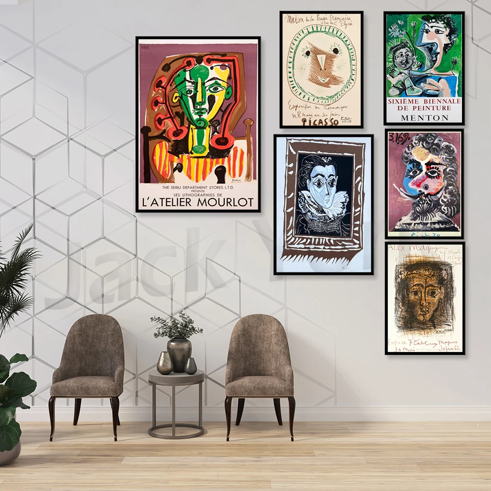 Pablo Picasso ,Exhibition Poster,wall art,pop art,home decor,Fine Art Giclee Print in various sizes
