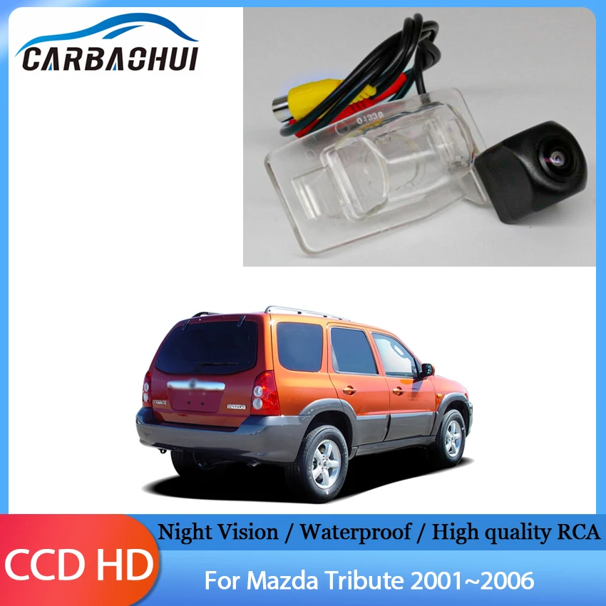 

CCD Night Vision Car Rear View Reverse Camera Waterproof High quality RCA For Mazda Tribute 2001 2002 2003 2004 2005 2006