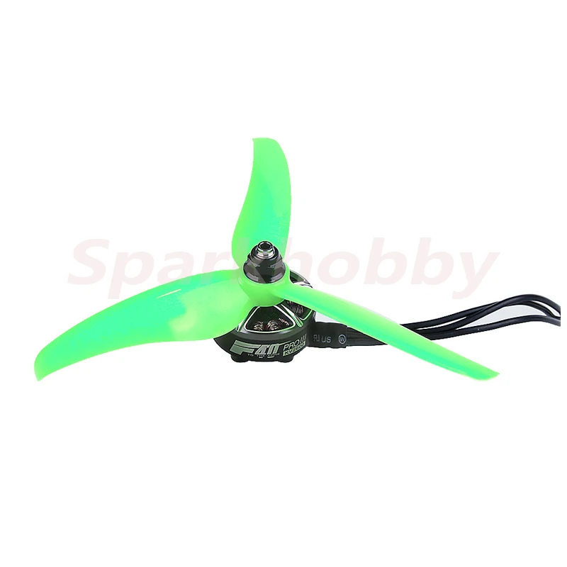 20 piezas/10 pares T-MOTOR T5146 3 pala de la hélice compatible POPO orificio de montaje M5 Centro 7mm de espesor para RC Dron de carreras con visión en primera persona