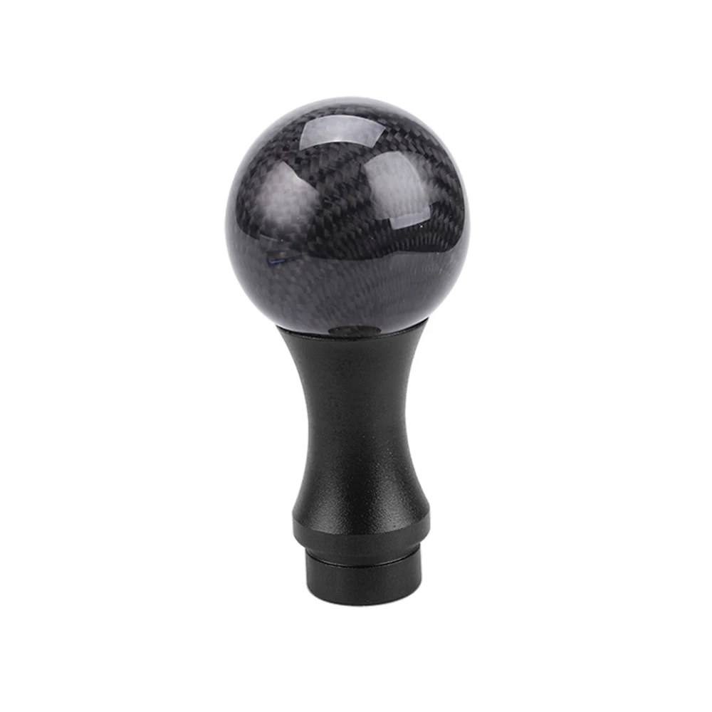 Racing Style Carbon Fiber Aluminum Gear Knob Manual Transmission Aluminum Gear Shift Knob Universal Shifter Knob  RS-SFN080