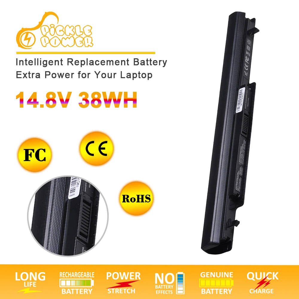 14.8V 2600mAh Laptop Battery For ASUS A46 A56 E46 K46 K56 R405 R505 R550 S40 S46 S505 S550 S56 U48 U58 V550 P/N A31-K56 A32-K56